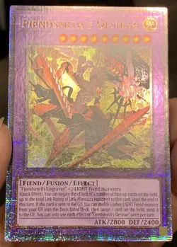 Yugioh Fiendsmith’s Desirae RA04-EN056 Quarter Century Secret Rare NM w/Tracking - Image 5