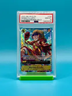 PSA 10 - 2025 One Piece EN, Monkey D. Luffy, Illustration Box Vol. 3 - Image 1