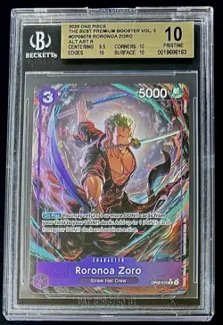 BGS 10 One Piece OP09-076 R* Roronoa Zoro - Alt Art - EN - Foil - PRB02 - Graded - Image 1