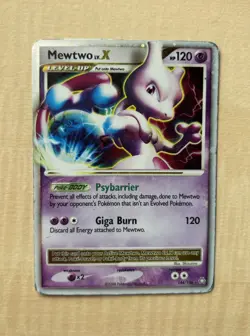 Cards Mewtwo LV.X 144/146 Legends Awakened Holo LV.X Rare LP - Image 1