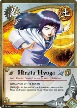 Hinata Hyuga [Champion of the Heart] - PR-090 - Promo - Foil Promo Cards NM/LP - - Image 1