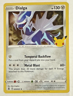 Celebrations - Holo Rare - Dialga 020/025 Pokemon Card (US Seller) - Image 1