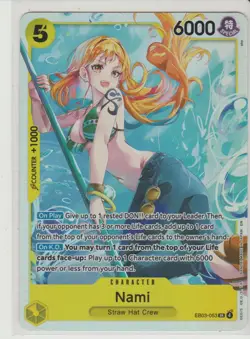 Nami - Super Rare One Piece Card EB03-053 SR - Image 1