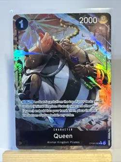 Queen OP08-080 Alternate Art Two Legends One Piece Card English - Image 1