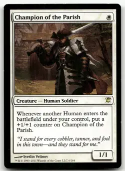 Champion of the Parish #6 (MP) Innistrad ISD Magic MTG - Image 1