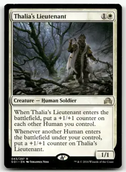 Thalia's Lieutenant #43 (LP) Shadows over Innistrad SOI Magic MTG - Image 1
