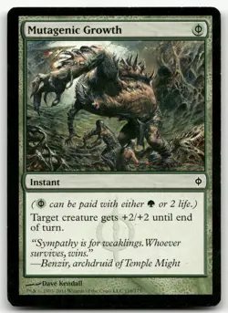 Mutagenic Growth #116 (LP) New Phyrexia NPH Magic MTG - Image 1