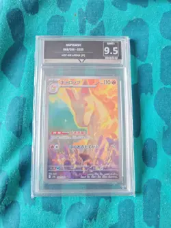 GRADED Get Graded 9.5 2025 POKEMON SV9A JAPANESE RAPIDASH ART RARE #69 -MINT - Image 1