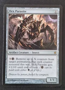 MTG - Hex Parasite 137 - New Phyrexia - Near Mint - Rare - Image 1