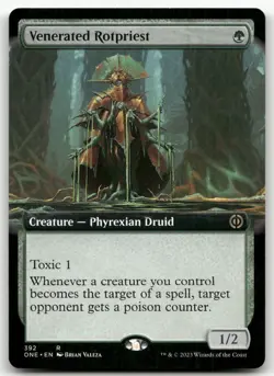 Venerated Rotpriest (Extended Art) #392 NM Phyrexia All Will Be One Magic MTG - Image 1