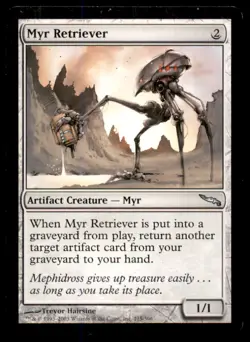 MTG Myr Retriever LP Light Play Mirrodin [3394] - Image 1