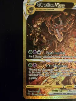 Pokemon Giratina VSTAR Secret Rare Full Art Holo GG69/GG70 Crown Zenith Card - Image 3