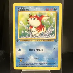 Pokemon TCG Goldeen 53/64 Jungle Set 1st Edition NM/LP - Image 1