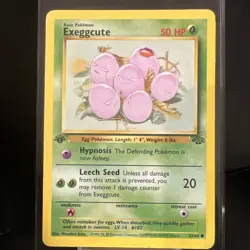 Pokemon TCG Exeggcute 1st edition 52/64 Jungle NM/LP - Image 1