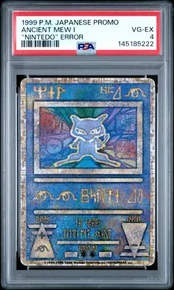 1998-99 POKEMON JPN POKEMON JPN PROMO "NINTEDO" ERR ANCIENT MEW I PSA 4 - Image 1