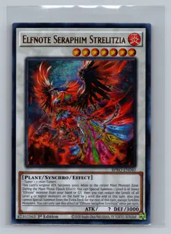 Elfnote Seraphim Strelitzia BPRO-EN040 1st Ed Ultra Rare Burst Protocol Yu-Gi-Oh - Image 1