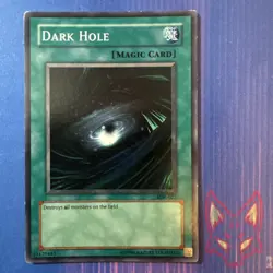 * Yu-Gi-Oh! - MP - Dark Hole - SDK-022 - Vintage English (US Seller) - Image 1