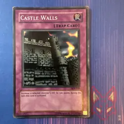 * Yu-Gi-Oh! - MP - Castle Walls - SDY-049 - Vintage English (US Seller) - Image 1