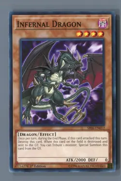 Infernal Dragon SR06-EN012 Structure Deck: Lair of Darkness Yu-Gi-Oh LP - Image 1