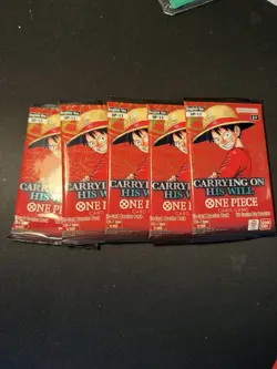 Carrying on His Will Booster Packs OP13 One Piece TCG x5 - Image 1