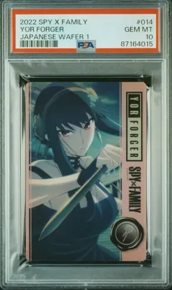 PSA 10 Spy x Family Yor Forger Clear Card Wafer Japanese - Image 1
