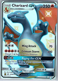 Charizard GX SV49/SV94 Hidden Fates: Shiny Vault - Pokemon Card - NM - Image 1