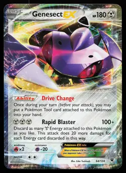 Genesect EX 64/124 Ultra Rare XY Fates Collide Pokemon Card - Image 1