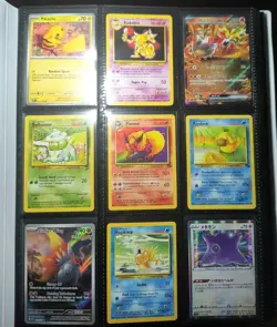 Huge Pokemon Card Binder Collection Lot WOTC Cards Mid Era Modern Flareon Gift - Image 1