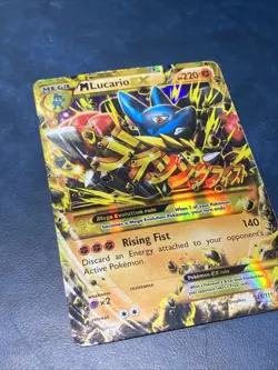 M Lucario EX 113/111 Secret Rare – Mega Pokemon Card (Furious Fists, 2014) - Image 2