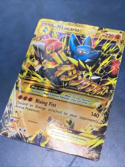 M Lucario EX 113/111 Secret Rare – Mega Pokemon Card (Furious Fists, 2014) - Image 5