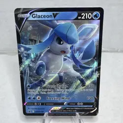 Glaceon V SWSH196 NM Holo Foil Promo Rare Pokemon Card - Image 1
