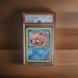 Pokemon Card 1st Ed. Misty’s Goldeen PSA 9 Mint, Gym Heroes 85/132, WOTC 2000 - Image 1