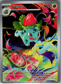 Ivysaur 134/132 ME01: Mega Evolution - Pokemon Card - NM - Image 1
