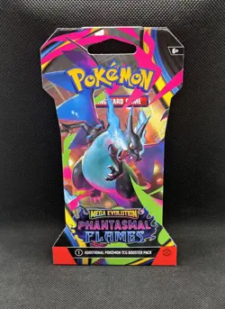 Pokemon Phantasmal Flames - Sleeved Blister Mega Charizard - Factory Sealed - Image 1