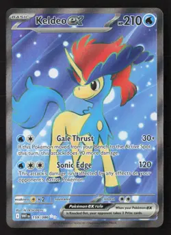 Keldeo ex - Ultra Rare Holo WHT 159/086 NM Pokemon TCG - Image 1