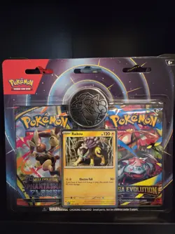 10x Pokemon Mega Evolution & Phantasmal Flames 2-Pack Blister Raikou - Image 2