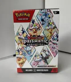 Pokemon TCG Scarlet & Violet Prismatic Evolutions Booster Bundle Sealed - Image 1