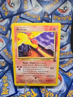 Vintage Pokemon TCG Moltres Black Star Promo #21 NM/LP - Image 1