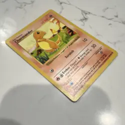 Pokemon TCG Charmander Base Set Shadowless 46/102 50 HP Common Regular English - Image 2