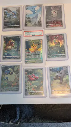 2022 POKEMON JAPANESE SWORD & SHIELD VSTAR UNIVERSE #205 FULL ART/PIKACHU PSA 10 - Image 1