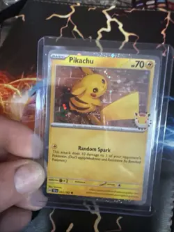 Pikachu 051/162 Pokemon Day 2026 30th Anniversary Stamped Promo Pokemon TCG NM - Image 2