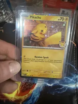 Pikachu 051/162 Pokemon Day 2026 30th Anniversary Stamped Promo Pokemon TCG NM - Image 4