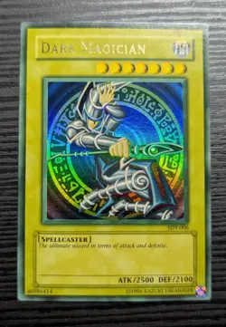 YUGIOH Dark Magician SDY-006 Rare Ink Loss/Light Print - Image 1