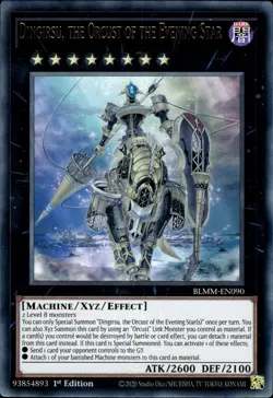Dingirsu, The Orcust Of The Evening Star Emblazoned Ultra 1st BLMM-EN090 YuGiOh - Image 1