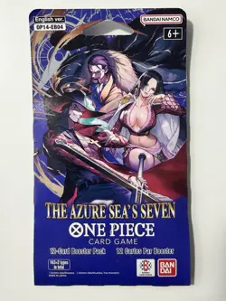 (HEAVY)🔥One Piece The Azure Sea’s Seven OP14-EB04 Sleeved Booster Pack - Image 2