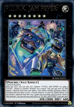 P.U.N.K. JAM FEVER! - Emblazoned Ultra Rare 1st Edition BLMM-EN051 - NM - YuGiOh - Image 1