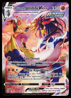 Rapid Strike Urshifu VMAX TG21/TG30 Ultra Rare Brilliant Stars Pokemon Card - Image 1