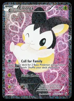 Emolga RC23/RC25 Holo Legendary Treasures Radiant Collection Pokemon Card - Image 1