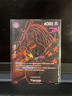 One Piece Card Game Yasopp SP & Usopp Art alt Character 2 Cards Lot - Image 2