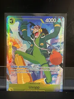 One Piece Card Game Yasopp SP & Usopp Art alt Character 2 Cards Lot - Image 4